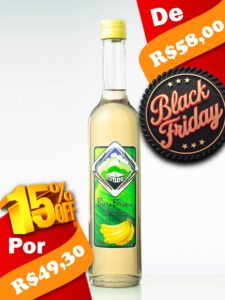 Licor Pedra Branca Banana 500ml - 01 unidade