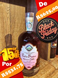 Cachaça de Alambique Envelhecida Pedra Branca Reserva da Grace 8 anos - 500 ml - 01 unidade